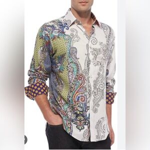 Robert Graham MARKY MARK LIMITED EDITION $398 NWT Classic Fit Large